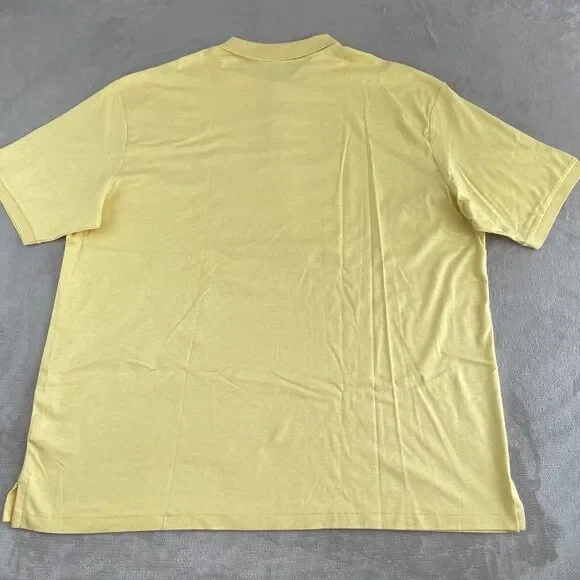 Polo Ralph Lauren Polo Shirt Men 3XLT Tall Heather Yellow Flesh Pony Preppy NWT